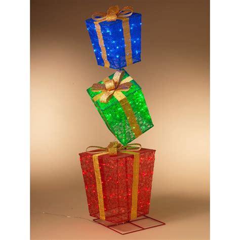 christmas light electrical box|outdoor lighted christmas present boxes.